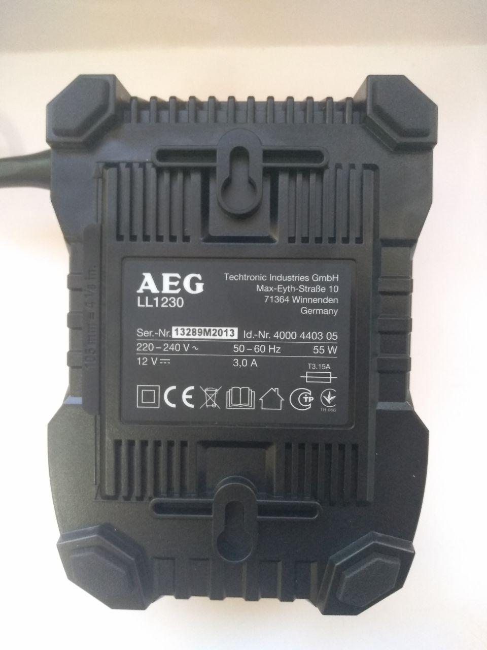 AEG ll1230 схема. Зарядное устройство aeg