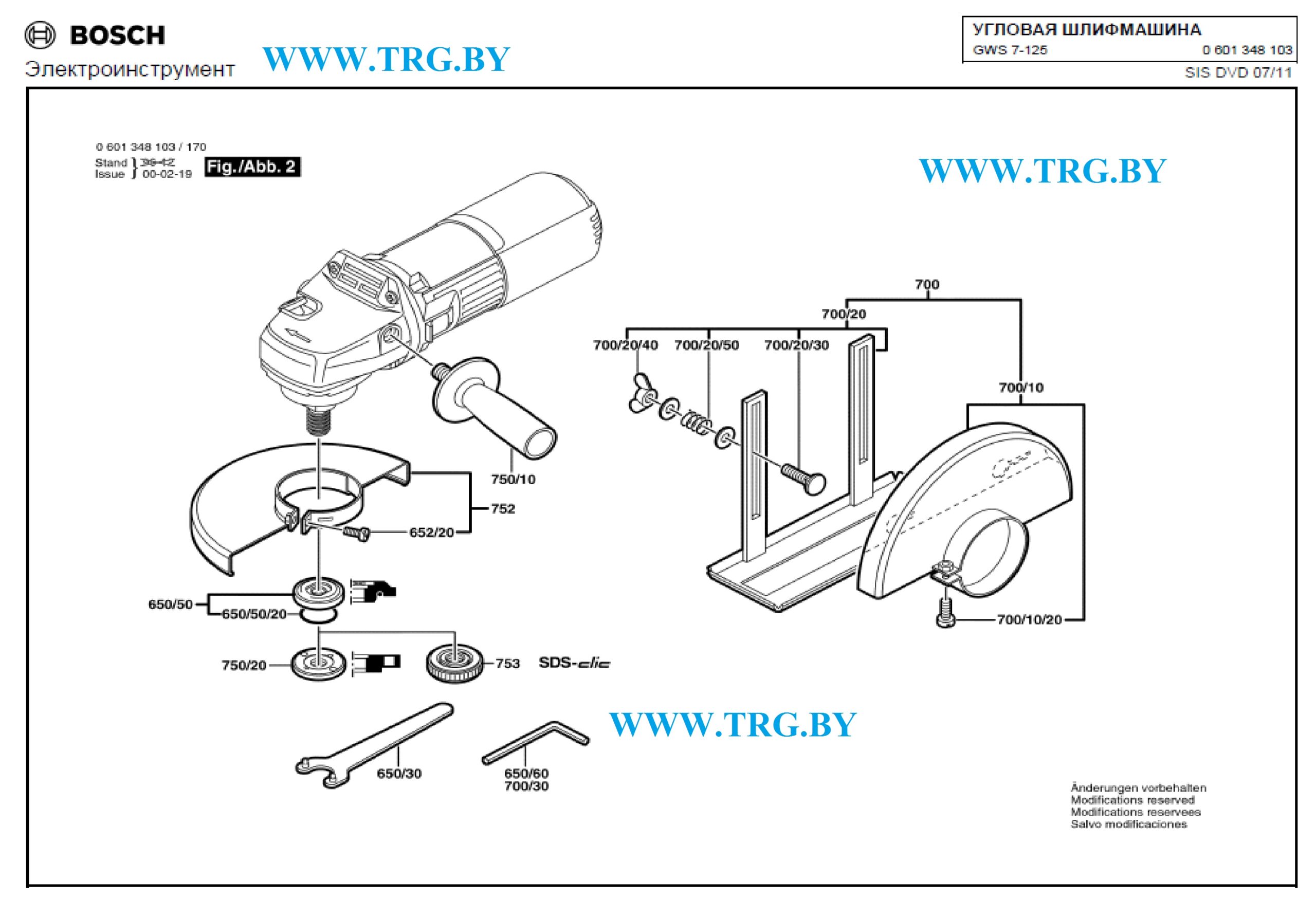 Bosch GWS 7-125